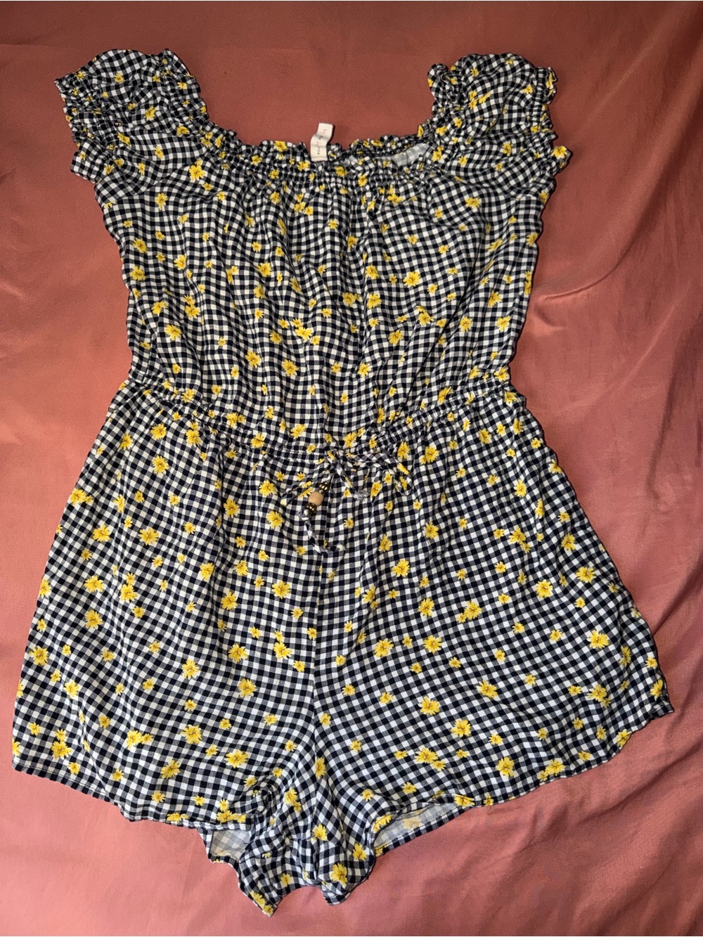 BeBop Black One-Piece Romper Size L